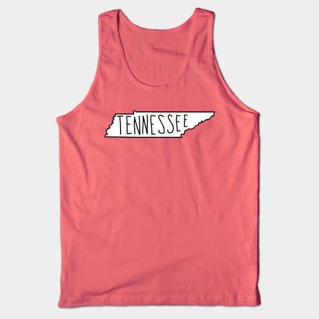 The State of Tennessee - No Color Tank Top by loudestkitten